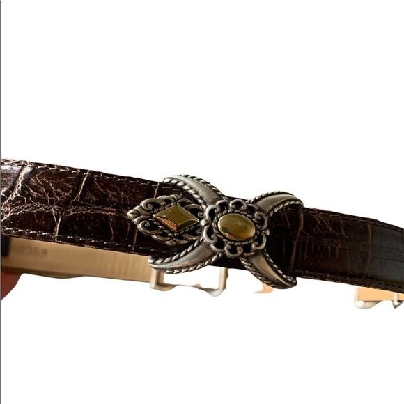 Brighton Brown Leather Belt Style 40388 - Picture 10 of 11